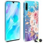 Silikonska maskica za Huawei P30 Lite HQ Prozirna Flowers #5