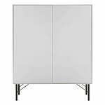 Bijelo-crna visoka komoda 91x111 cm Edge by Hammel - Hammel Furniture