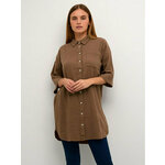 Kaffe Tunika Silona 10507701 Smeđa Regular Fit