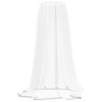 vidaXL Mreža protiv komaraca za suncobran 220 bijela Φ 330 x 250 cm