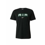 Nike Sportswear Majica 'AIR' smaragdno zelena / crna / prljavo bijela