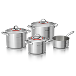 Mehrzer lonac s poklopcem Premium Inox 16cm