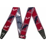 Fender Weighless 2'' Mono Strap Red/White/Blue