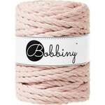 Bobbiny 3PLY Macrame Rope 9 mm Pastel Pink Konac