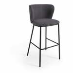 Tamnosive barske stolice u kompletu od 2 kom 102 cm Ciselia - Kave Home