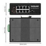 Intellinet 561624 mrežni prekidač Gigabit Ethernet (10/100/1000) Podrška za napajanje putem Etherneta (PoE) Crno