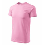 Majica kratkih rukava muška BASIC 129 - 3XL,Ružičasta