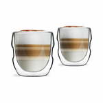 Set od 2 čaše s dvostrukom stijenkom Vialli Design Sferico, 250 ml