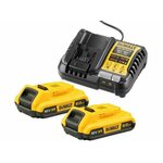 Punjač DEWALT DCB1104 (s 2x2.0Ah baterijama)