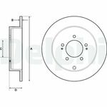 Kočni disk DELPHI BG4161C