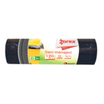 Vreća za smeće 120L 70x110cm 10/1 LDPE crna Zorex Basic