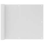 vidaXL Balkonski zastor bijeli 75 x 300 cm HDPE