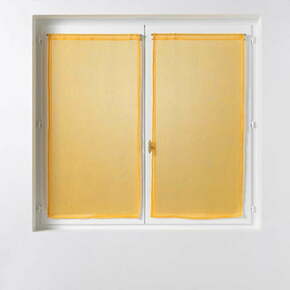 Žute prozirne zavjese u setu 2 kom 60x90 cm Sandra – douceur d'intérieur