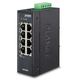 Planet Industrial 8-Port (8x100Mbps RJ45) Compact Ethernet Switch (-40~75 degrees C), unmanaged PLT-ISW-800T
