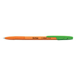 Berlingo, kemijska olovka, zelena, 50 kom, 0,7 mm, Tribase narančasta