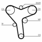 Zupčasti remen CONTINENTAL CTAM CT1029
