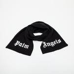 Šal Palm Angels Kids Logo Knit Scarf Black/ White Universal