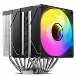 Jonsbo cooler CR-3000, A-RGB, Black, Intel/AMD, 2x120mm, TDP 260W