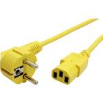 ROLINE 230V IEC Kabel za napajanje Žuta 1.8m 19.08.1011