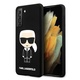 Karl Lagerfeld KLHCS21MSLFKBK Samsung Galaxy S21+ Plus hardcase black Silicone Iconic