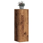 vidaXL Stalci za biljke 2 kom boja staro drvo 33x33x100 cm drveni