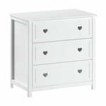 Bijela dječja komoda 90x89x57 cm Amori – Vipack