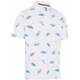 Callaway Golf Novelty Print Mens Polo Bright White XL
