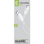 Kabel CELLULARLINE USB-C na USB-A 5A SUPERFAST 1.2m Bijeli
