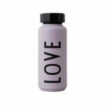 Ljubičasta termosica Design Letters Love, 500 ml