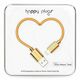Happy Plugs, Lightning kabel 2.0m, Rose Gold