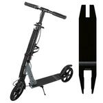 Spokey CITY FLOW PRO Scooter with hand brake, collie 200 mm, gray crna