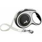 Flexi New Comfort Povodca Black 8 m