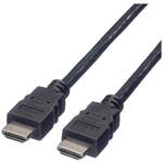 Value HDMI priključni kabel HDMI A utikač 2.00 m crna 11.99.5527 sa zaštitom HDMI kabel