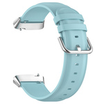 BStrap Leather remen za Xiaomi Redmi Watch 3 Active / Lite, light blue