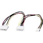 ROLINE Molex + 4pin Kabel za napajanje Bijela 30cm 11.03.1010-100