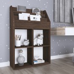 vidaXL Stalak za dječje časopise boja hrasta 71x30x114 cm od iverice
