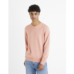 Celio Cotton Sweater Decotonv - Men roze
