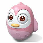 Baby Mix zvečkica Roly Poly - Pink Penguin