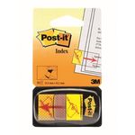 Zastavica 25,4x43,2mm 50 listova film poluprozirni Post-it 3M 680-31 sign žuta