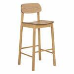 Barska stolica u prirodnoj boji (visine sjedala 74 cm) Barlow – Actona