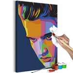 Slika za samostalno slikanje - Colourful Elvis 40x60