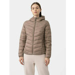 4F Prijelazna jakna 4FAW23TDJAF225 Smeđa Slim Fit