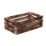 AtmoWood Drvena gajba od paljenog drveta 34 x 20 x 12 cm II