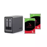 UGREEN NASync DXP2800 NAS System 2-Bay 12TB inkl. 2x Seagate IronWolf ST6000VN006 6 TB