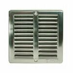 ROZETA INOX S MREŽICOM HACO 0701 150*150 N (841)