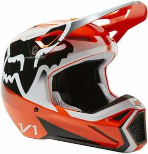 FOX V1 Leed Helmet Dot/Ece Fluo Orange XL Kaciga
