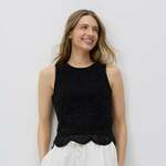 Reserved - LADIES` BLOUSE - crno crno 93% PAMUK, 7% POLIESTERSKO VLAKNO 6169E-99X