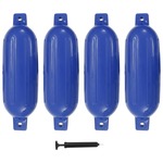 vidaXL Bokobrani za brod 4 kom plavi 58,5 x 16,5 cm PVC
