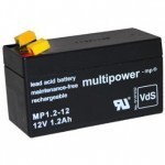 Baterija akumulatorska 12V 1,2 Ah 97x43x53 mm, Multipower