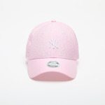 New Era MLB New York Yankees Womens Jacquard 9FORTY Adjustable Cap Pastel Pink Universal